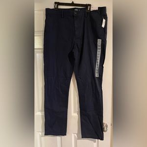 NWT Men’s Old Navy Slim Chino Pants Navy 38x32